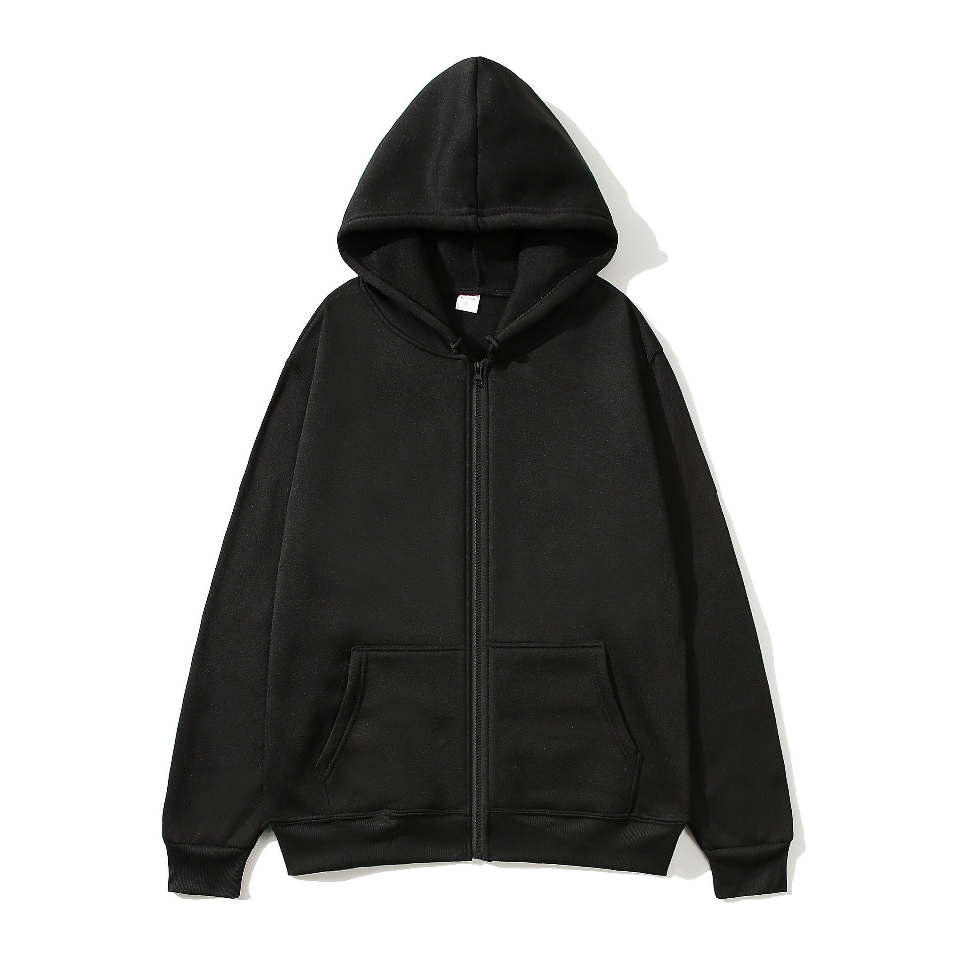 Unisex Minimalist Zip-Up Hoodie