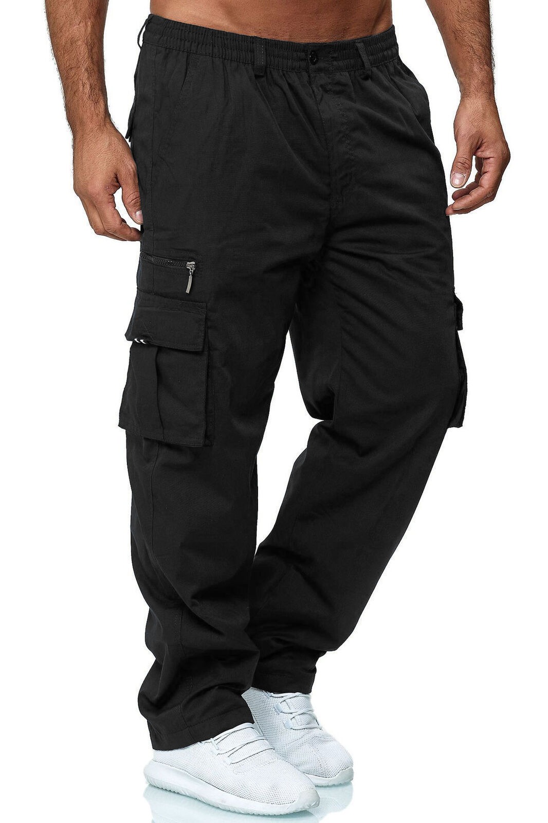 Relaxed-Fit Streetwear Cargo Pants